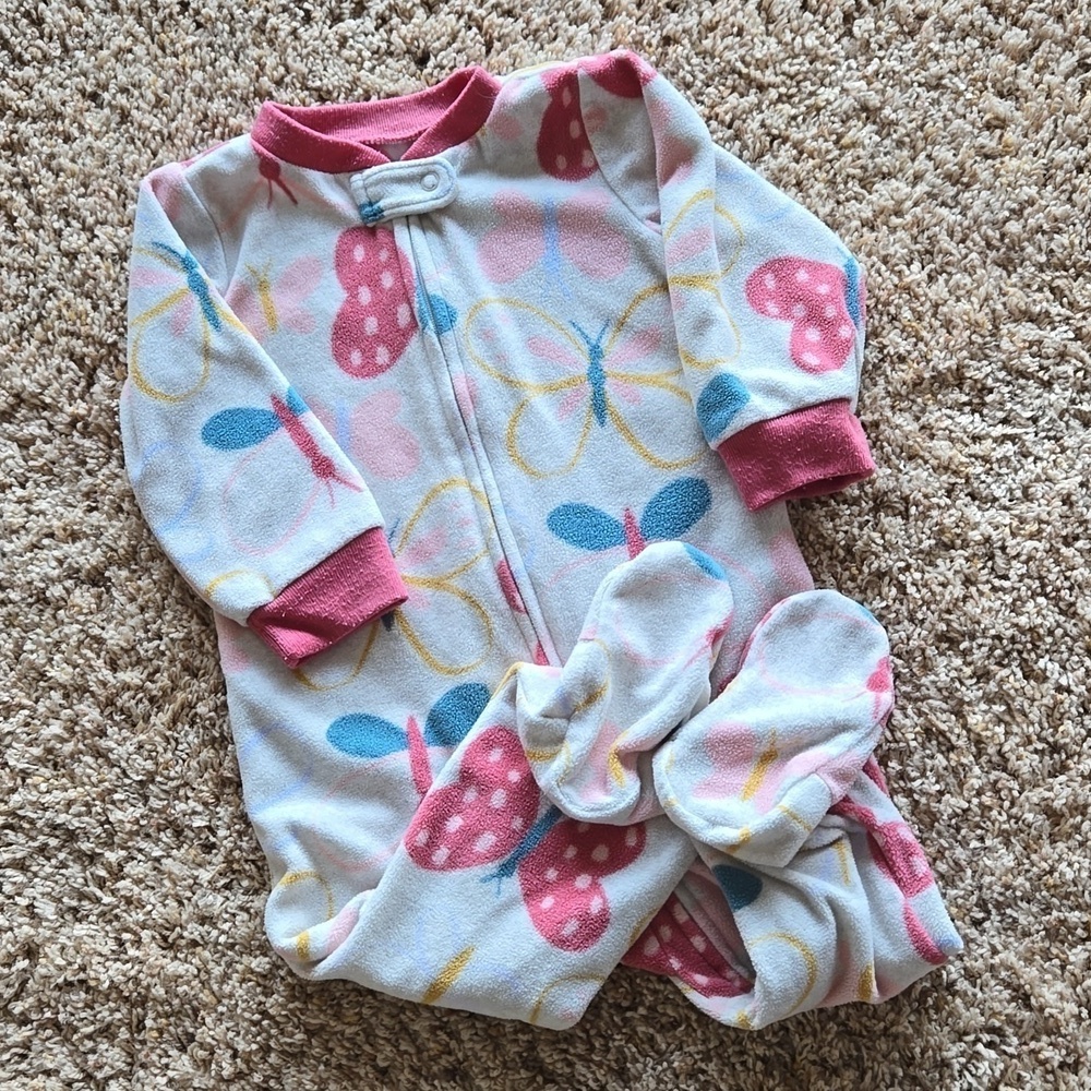 Carter's fleece sleeper, 9 months